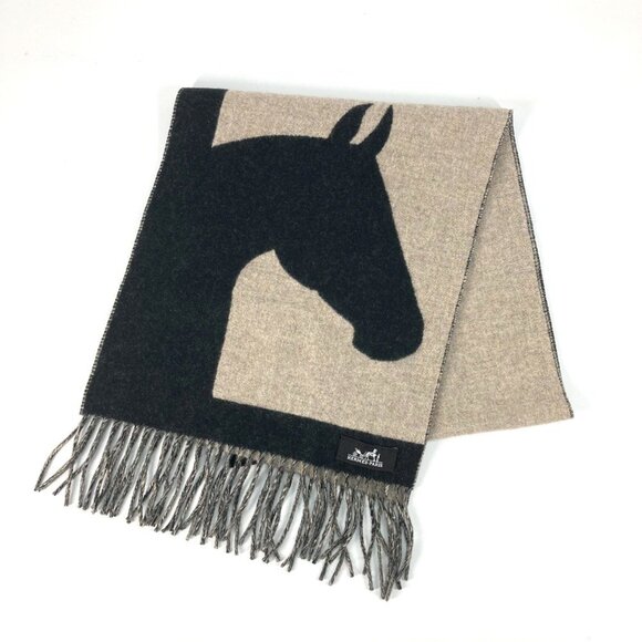 HERMES Beige Scarf - Picture 1 of 14
